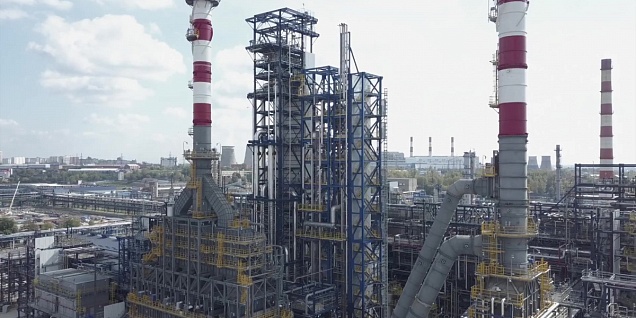 Сombined Oil Refining Unit EURO + (CORU).  Gazprom Neft Moscow Refinery